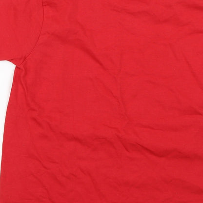 Punta Cana Womens Red   Basic T-Shirt Size 12