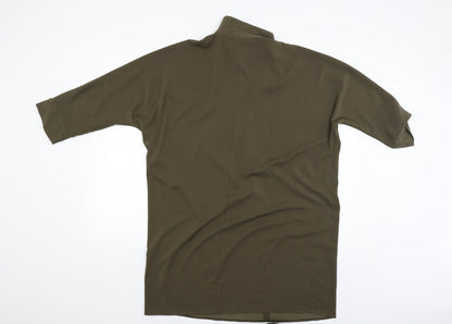 Womens UK Size 14 Papaya Brown Cardigan Jumper