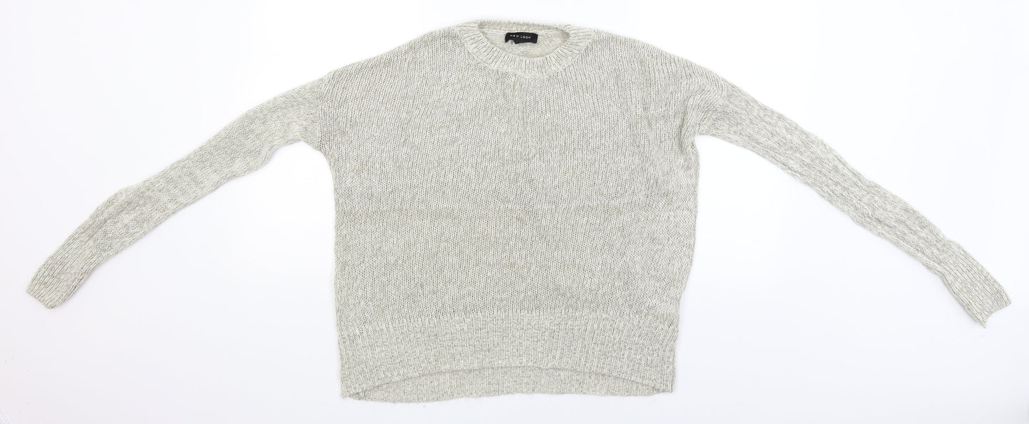 Womens UK Size S New Look Beige Pullover Jumper
