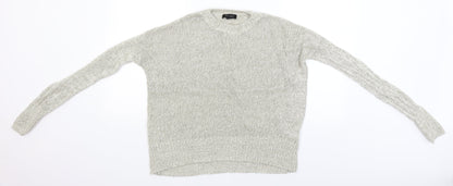 Womens UK Size S New Look Beige Pullover Jumper