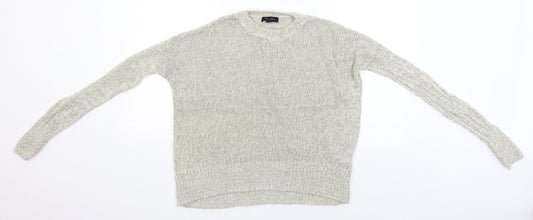 Womens UK Size S New Look Beige Pullover Jumper