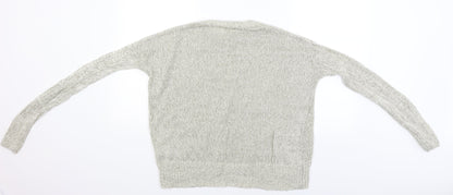 Womens UK Size S New Look Beige Pullover Jumper