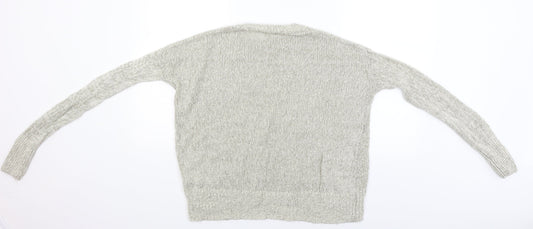 Womens UK Size S New Look Beige Pullover Jumper