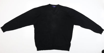 Authentic Mens Black   Pullover Jumper Size XL