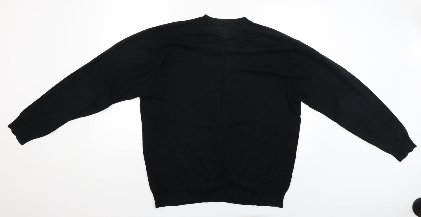 Authentic Mens Black   Pullover Jumper Size XL