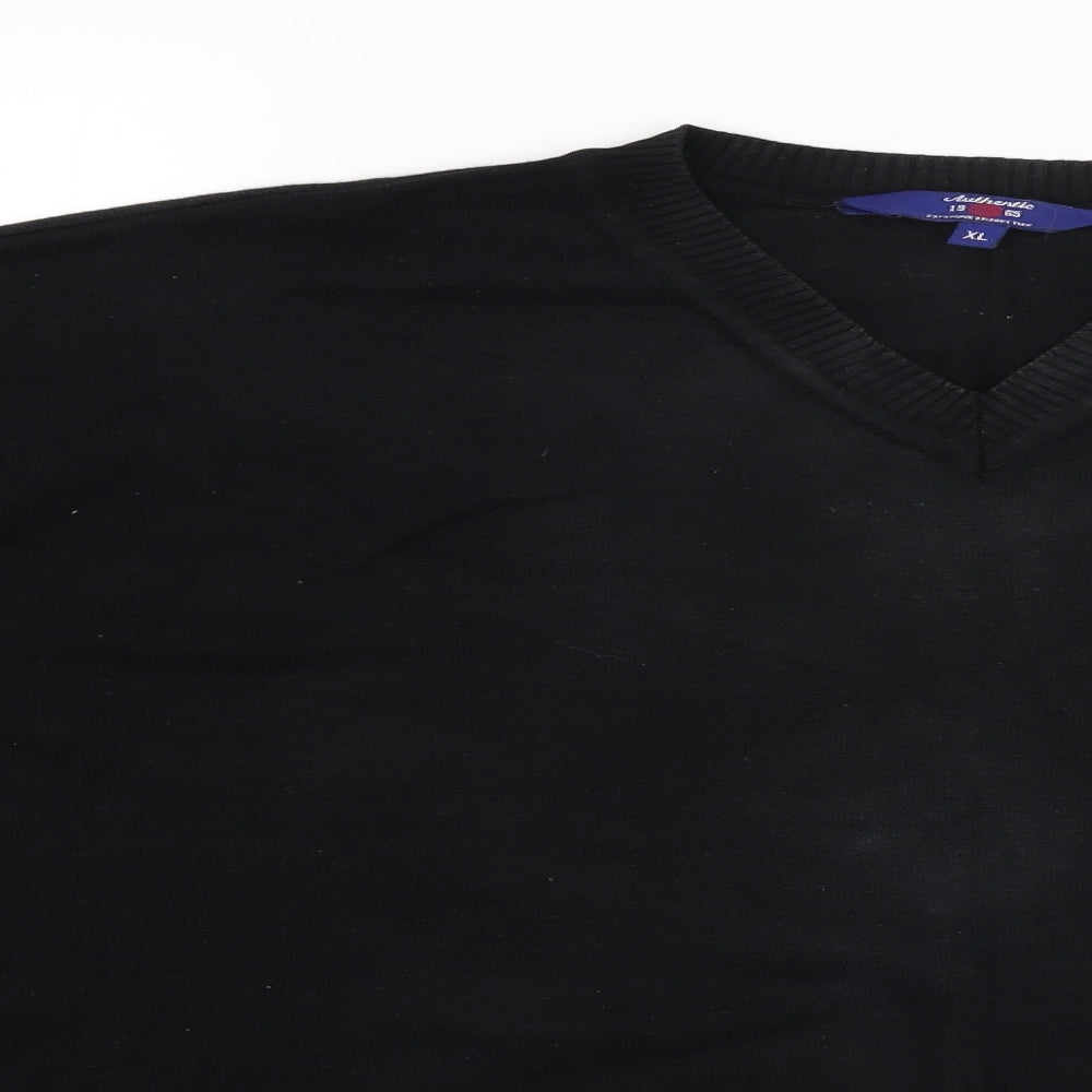 Authentic Mens Black   Pullover Jumper Size XL