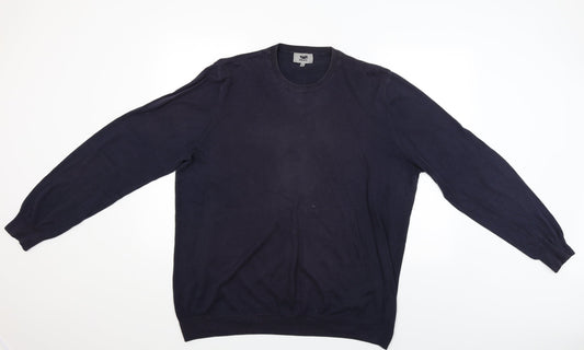 Womens UK Size XL M&S Blue Pullover Jumper