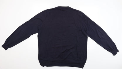 Womens UK Size XL M&S Blue Pullover Jumper