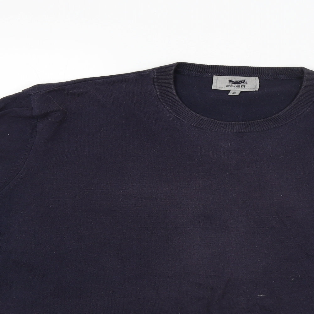 Womens UK Size XL M&S Blue Pullover Jumper