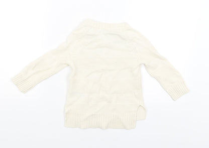 Gap Boys Beige   Pullover Jumper Size 4-5 Years