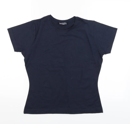Printer Mens Blue    T-Shirt Size M