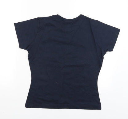 Printer Mens Blue    T-Shirt Size M