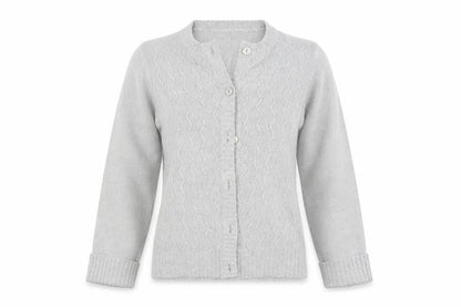 Womens UK Size S Preworn Grey Cardigan Jumper