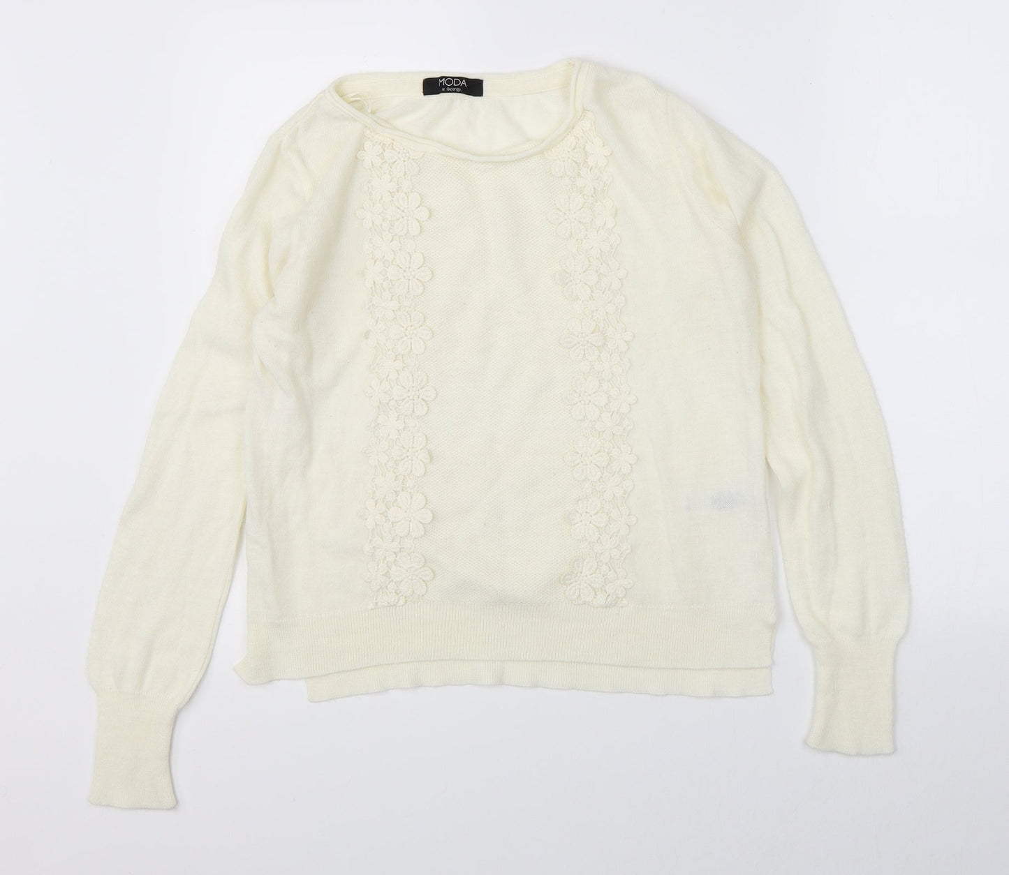 George Womens Beige   Pullover Jumper Size 12