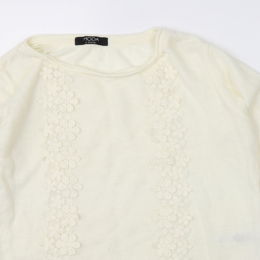 George Womens Beige   Pullover Jumper Size 12