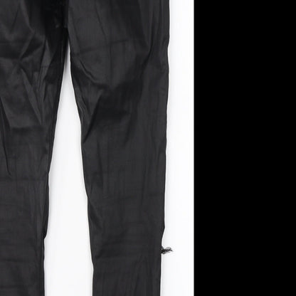 Topshop Womens Black   Straight Jeans Size 34 in L30.5 in