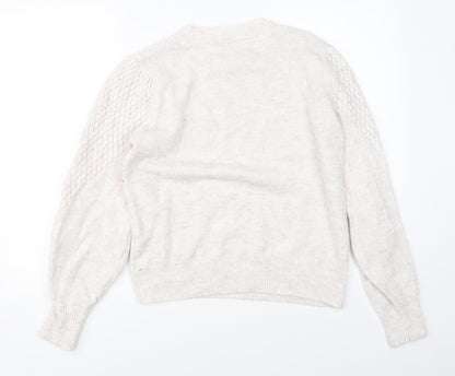 George Womens Beige   Pullover Jumper Size M