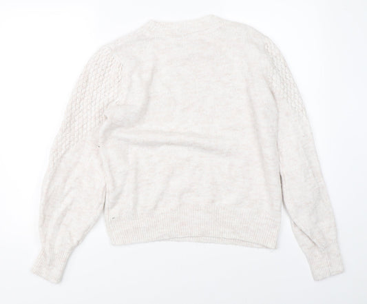 George Womens Beige   Pullover Jumper Size M
