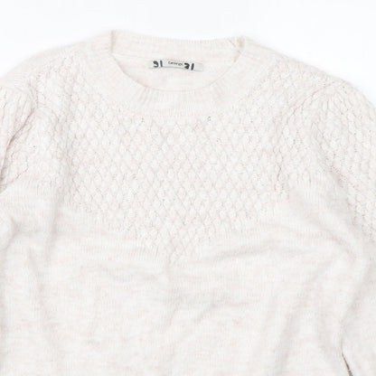 George Womens Beige   Pullover Jumper Size M