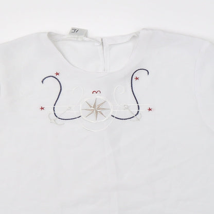 Your Sixth Sense Womens White   Basic Blouse Size 14