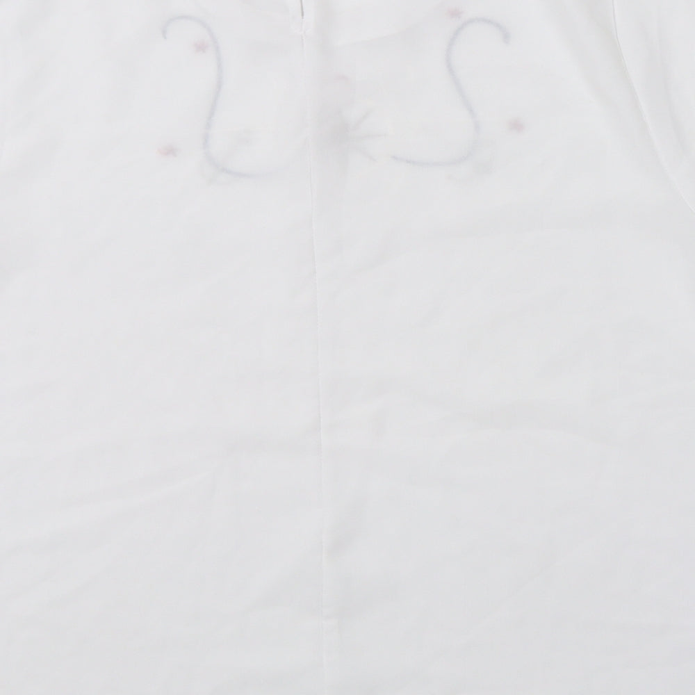 Your Sixth Sense Womens White   Basic Blouse Size 14
