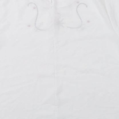 Your Sixth Sense Womens White   Basic Blouse Size 14