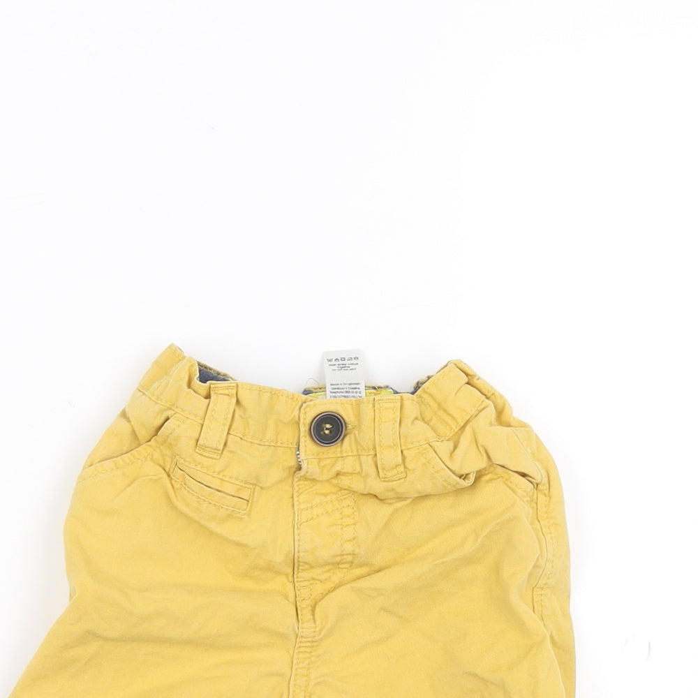 TU Baby Yellow   Cropped Trousers Size 12-18 Months