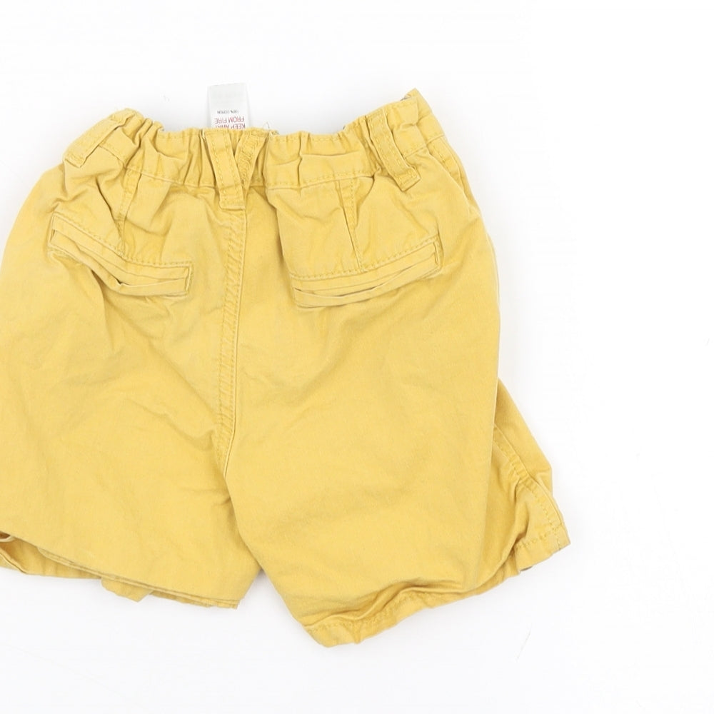 TU Baby Yellow   Cropped Trousers Size 12-18 Months