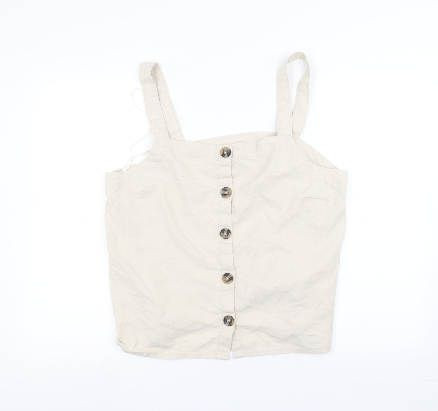 Papaya Womens White   Basic T-Shirt Size 16