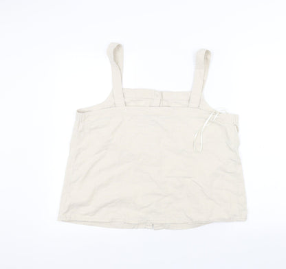 Papaya Womens White   Basic T-Shirt Size 16