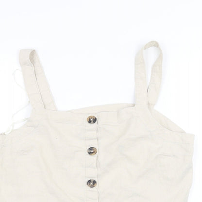 Papaya Womens White   Basic T-Shirt Size 16