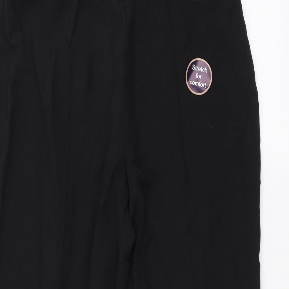 Womens UK Size 12 Arista Regular Fit  Black Trousers