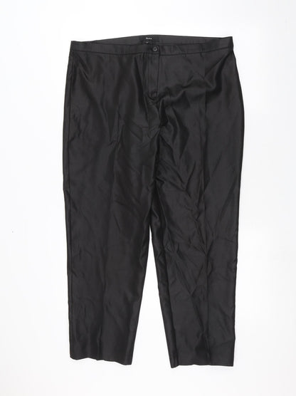 festa Womens Black   Trousers  Size 20 L24 in