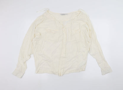 New Look Womens White   Basic T-Shirt Size 8