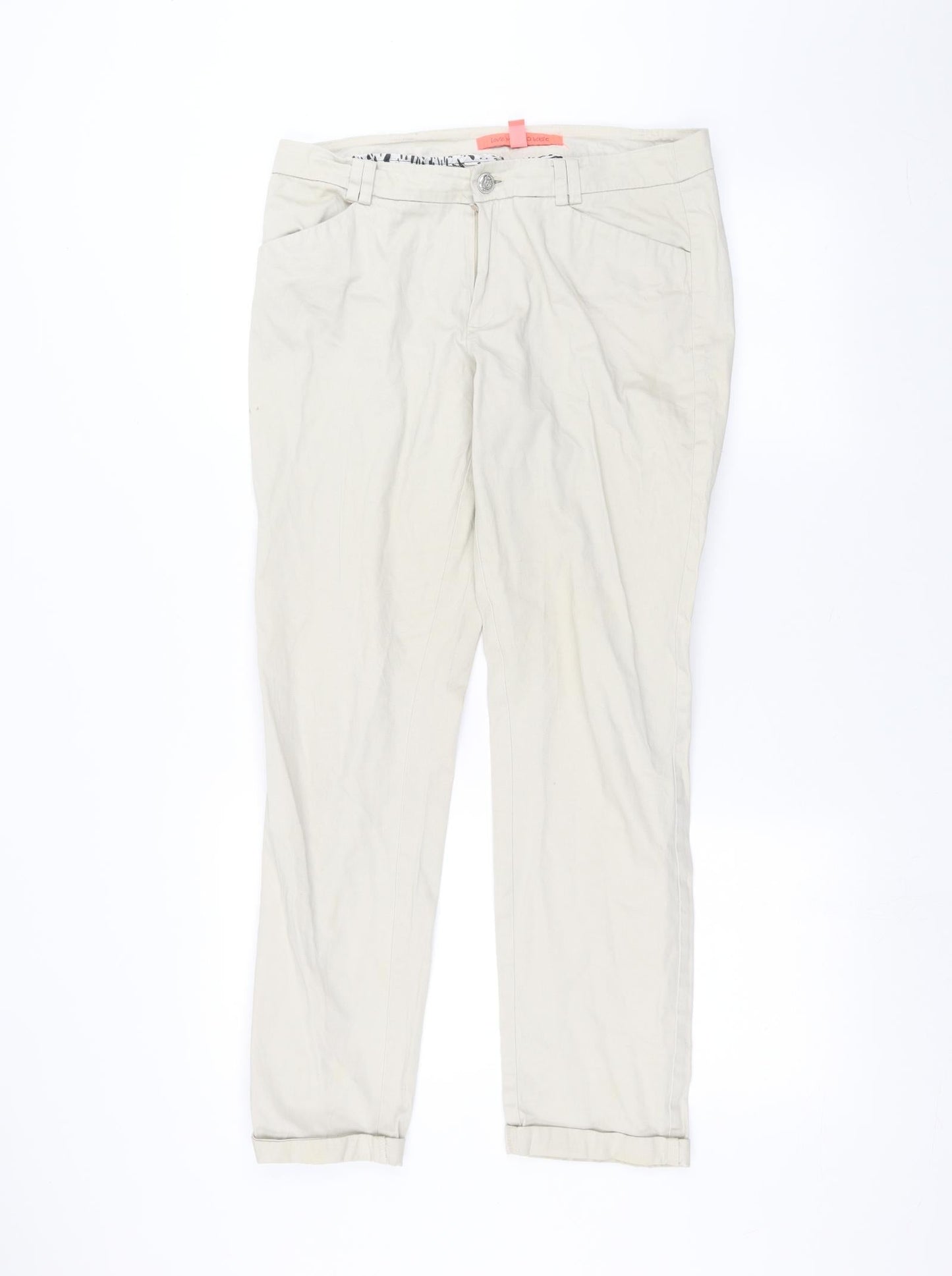 Mango Womens White   Skinny Jeans Size 12 L25 in