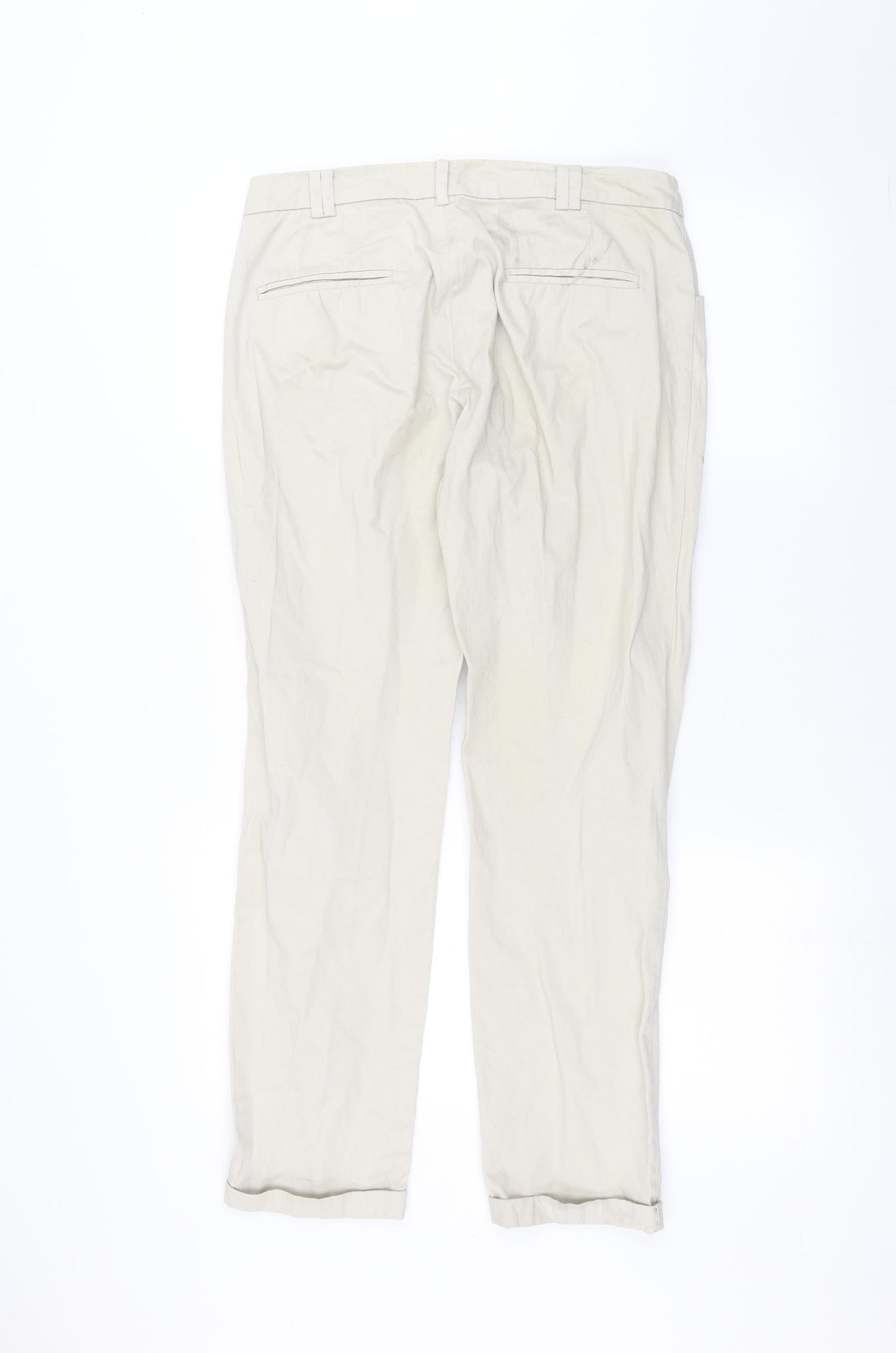 Mango Womens White   Skinny Jeans Size 12 L25 in