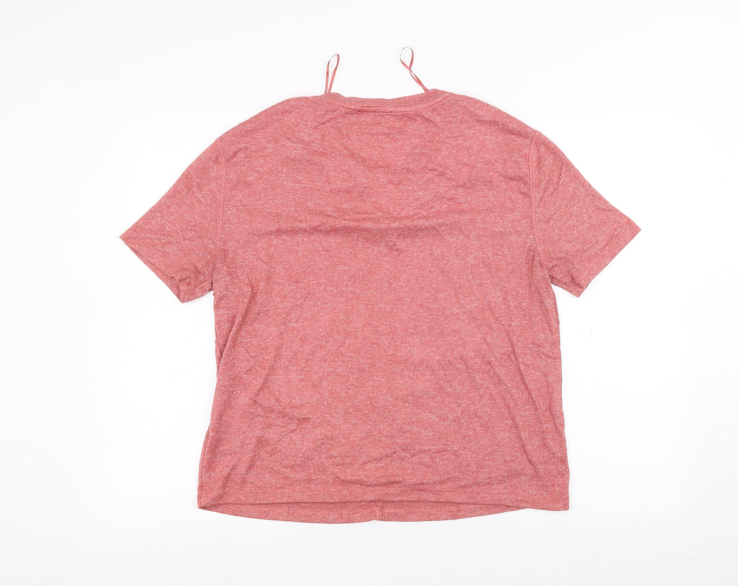 Womens UK Size M Marks and Spencer Pink Basic T-Shirt