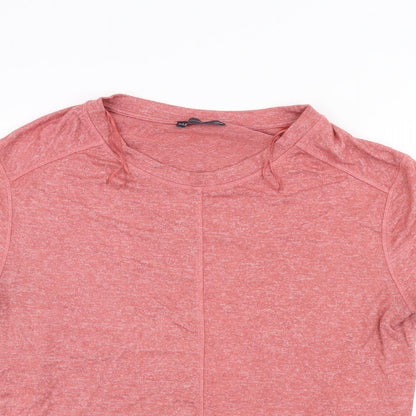Womens UK Size M Marks and Spencer Pink Basic T-Shirt