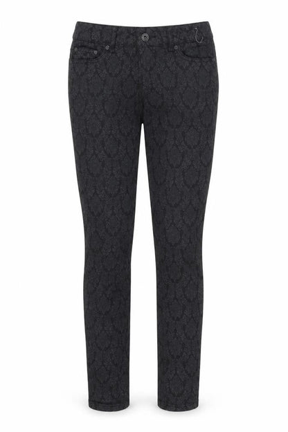 Womens UK Size 8 Denim & Co. Regular Fit Skinny Black Jeans