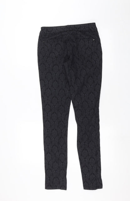 Denim & Co. Womens Black   Skinny Jeans Size 8 L29 in