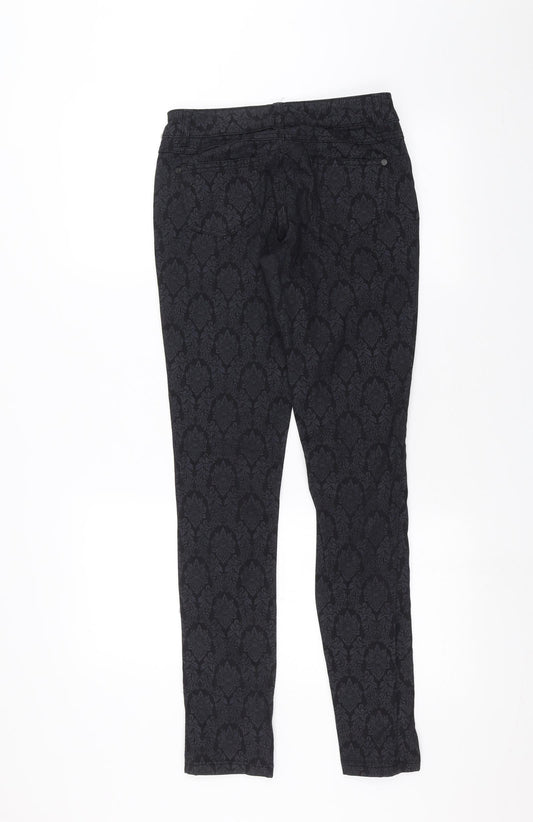 Denim & Co. Womens Black   Skinny Jeans Size 8 L29 in