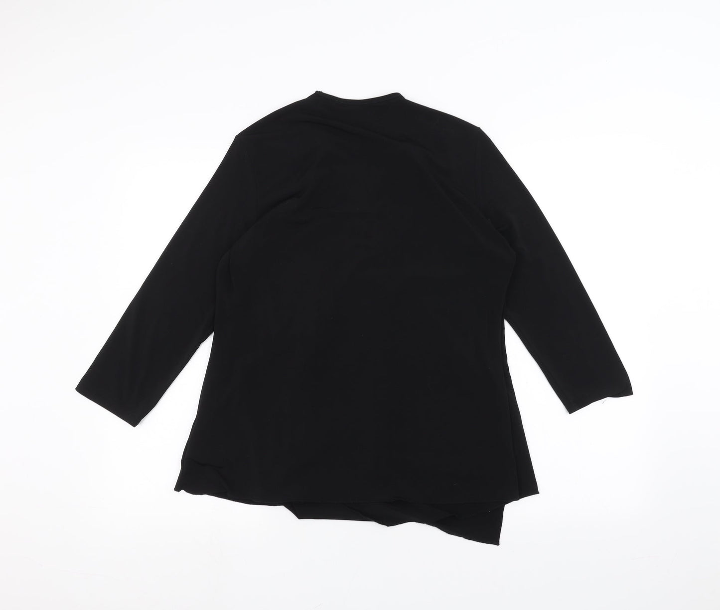 Womens UK Size 16 sarah hamilton Black Cardigan Jumper
