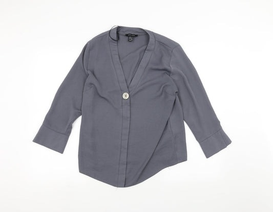 Womens UK Size 10 New Look Grey Jacket