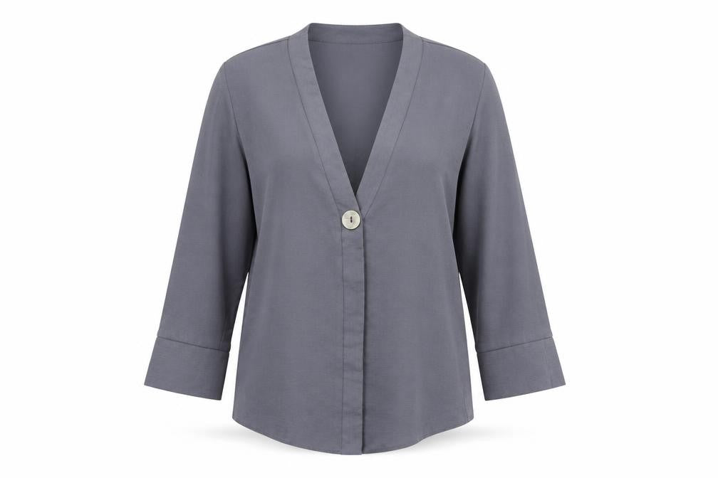 Womens UK Size 10 New Look Grey Jacket