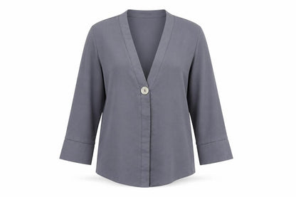 Womens UK Size 10 New Look Grey Jacket