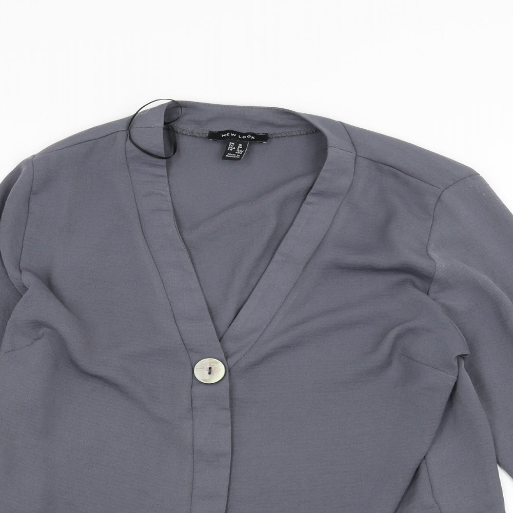 Womens UK Size 10 New Look Grey Jacket