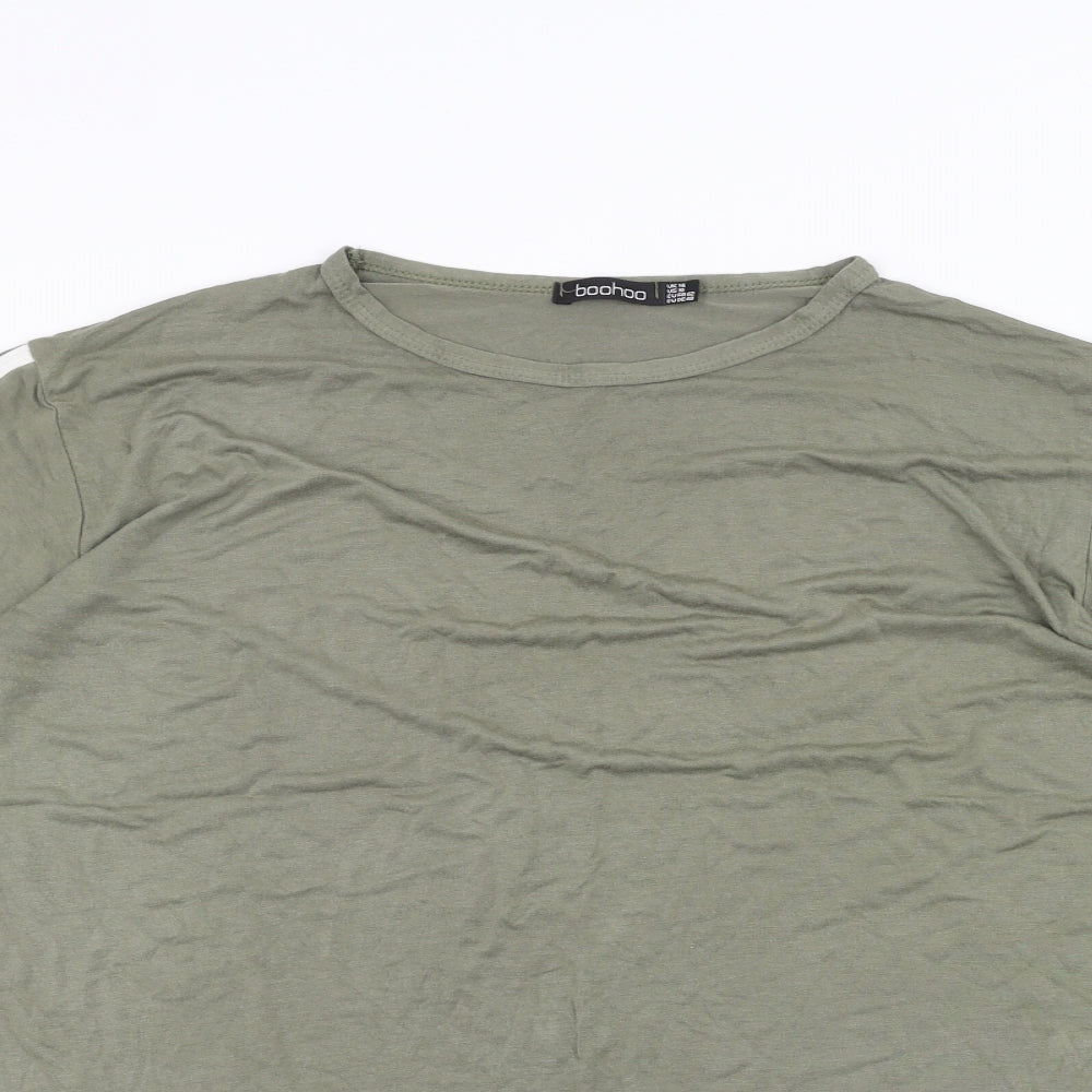 Mens UK Size 14 Boohoo Green  T-Shirt