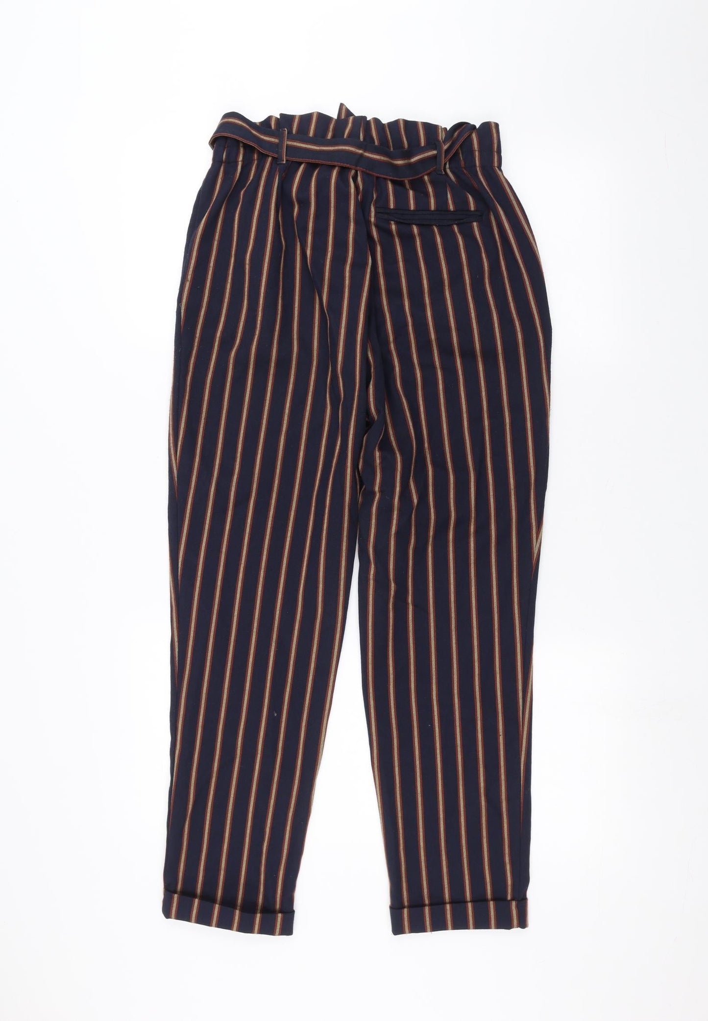 Womens UK Size S Zara Regular Fit  Blue Trousers