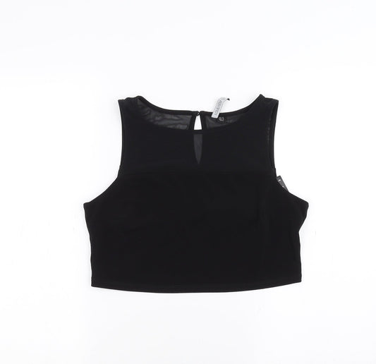 FOREVER 21 Womens Black   Basic T-Shirt Size 12