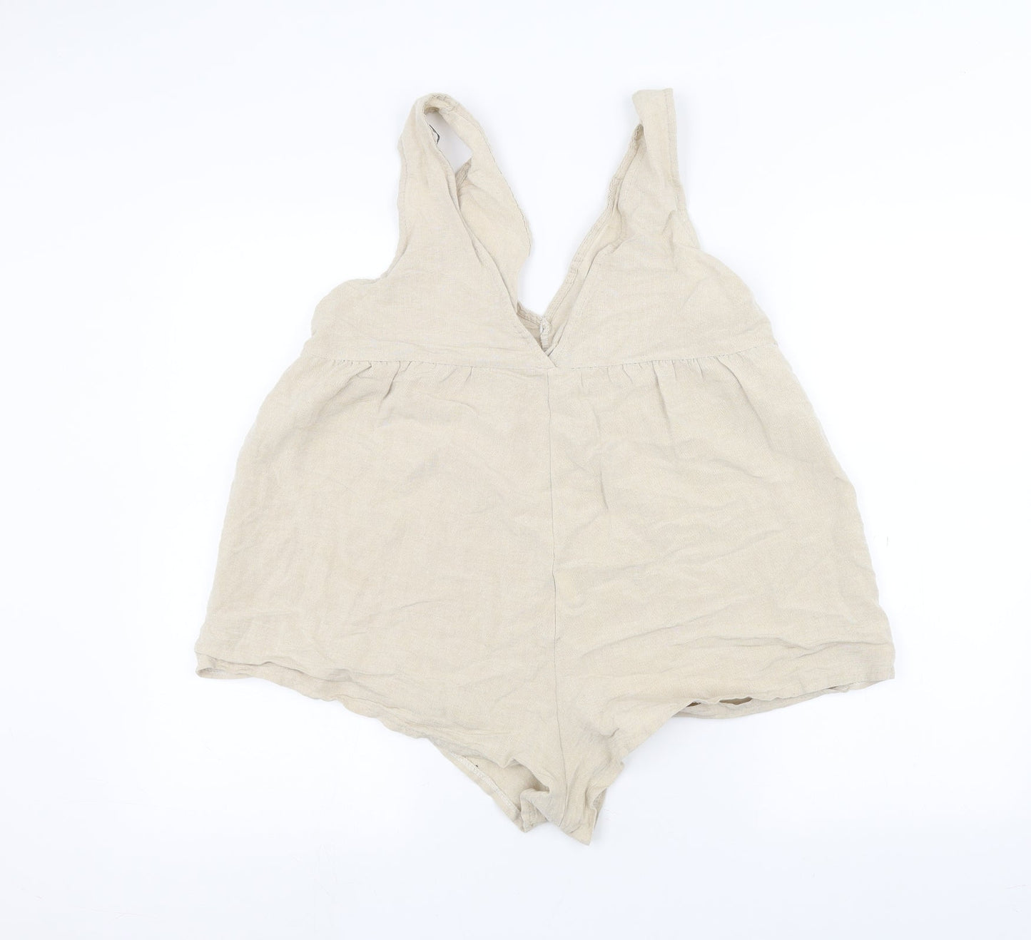 Boohoo Womens Brown   Bodysuit One-Piece Size 10